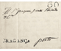 1835 Portugal Pré-Filatelia BGC 2 «BRAGANÇA» Azul
