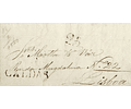 1843 Portugal Carta Pré-Filatélica CLD 2 «CALDAS» Sépia