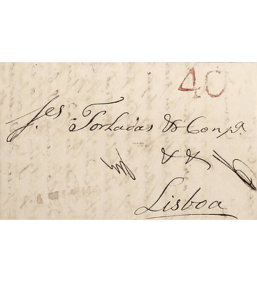 1829 Portugal Pré-Filatelia CMN 1 «CAMINHA» Vermelho