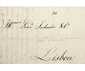 1833 Portugal Carta Pré-Filatélica Castelo Branco CTB 1 «CASTº BRANCO» Vermelho