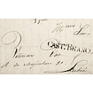 1841 Portugal Carta Pré-Filatélica Castelo Branco CTB 1 «CASTº BRANCO» Azul