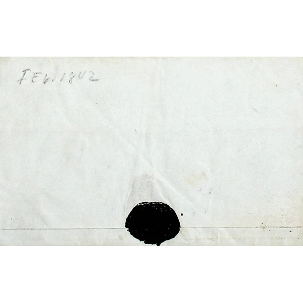 1842 Portugal Carta Pré-Filatélica Seia SEI 2 «CEA.» Sépia