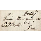 1845 Portugal Carta Pré-Filatélica Celorico da Beira CLB 2 «CELORICO» Sépia 1