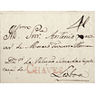 1811 Portugal Carta Pré-Filatélica CHV 2 «CHAVES» Vermelho