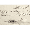 1810 Portugal Carta Pré-Filatélica CBR 1 «COIMBRA» Preto