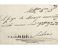 1810 Portugal Carta Pré-Filatélica CBR 1 «COIMBRA» Preto
