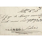 1810 Portugal Carta Pré-Filatélica CBR 1 «COIMBRA» Preto 1