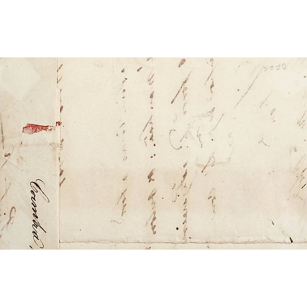 1849 Portugal Carta Pré-Filatélica CBR 11 «COIMBRA» Preto