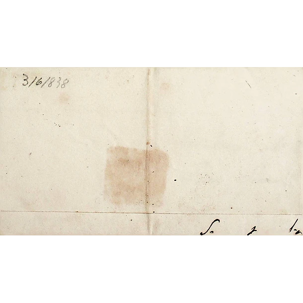1838 Portugal Carta Pré-Filatélica CND 3 «CONDEIXA» Preto