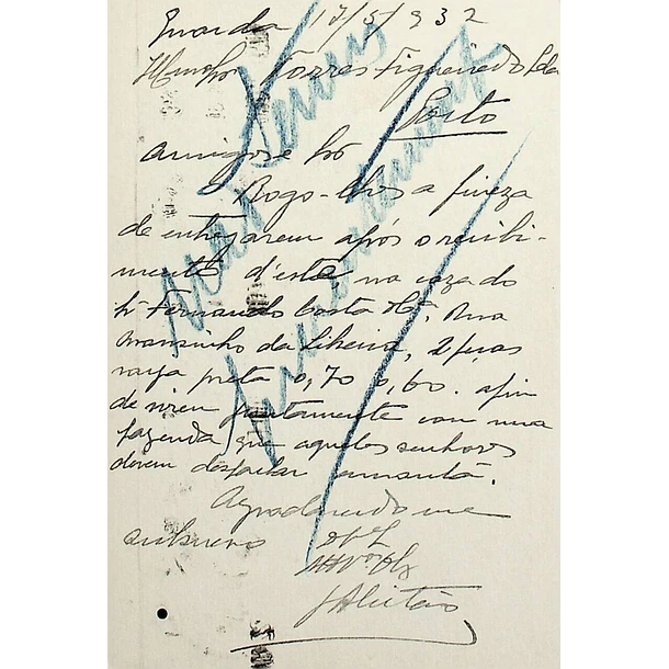 1932 Bilhete Postal Inteiro «Lusíadas» 25 r. verde enviado da Guarda para o Porto