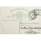 1932 Bilhete Postal Inteiro «Lusíadas» 25 r. verde enviado de Paços de Brandão para Lisboa 1