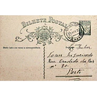 1932 Bilhete Postal Inteiro «Lusíadas» 25 r. verde enviado de Ílhavo para o Porto 1
