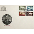 1956 FDC  Centenário dos Caminhos de Ferro em Portugal 1