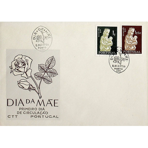 1956 FDC  Dia da Mãe