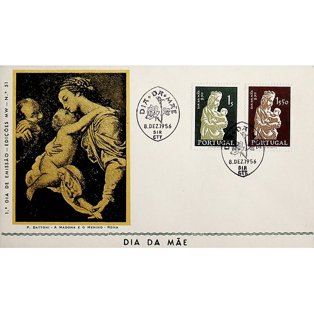 1956 FDC  Dia da Mãe
