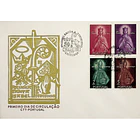 1958 FDC  Rainha Santa Isabel e São Teotónio 1