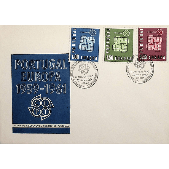1961 Portugal FDC  Europa CEPT