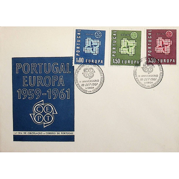 1961 FDC  Europa CEPT