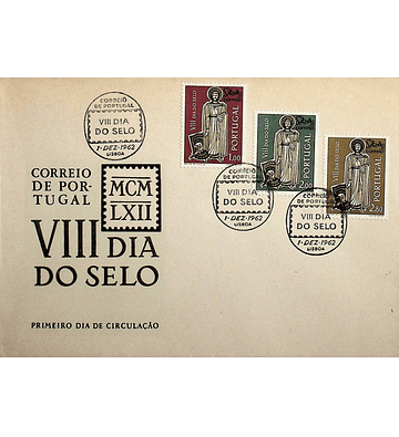 1962 Portugal FDC  Dia do Selo