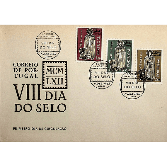 1962 Portugal FDC  Dia do Selo