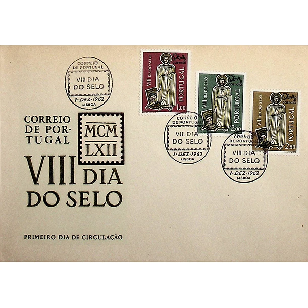 1962 FDC  Dia do Selo