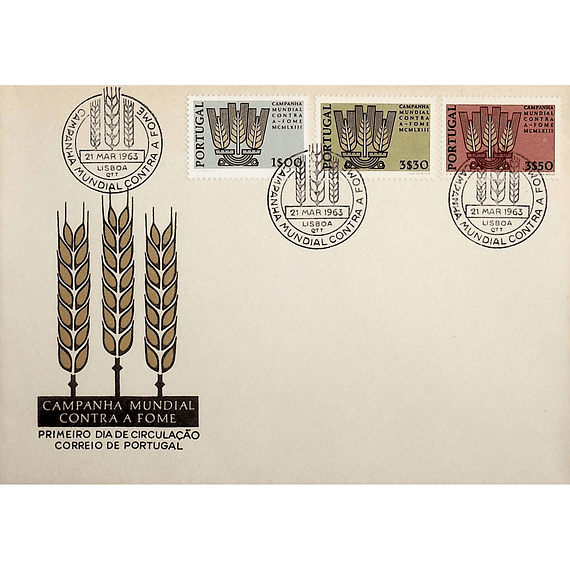 1963 Portugal FDC  Campanha Munidal contra Fome