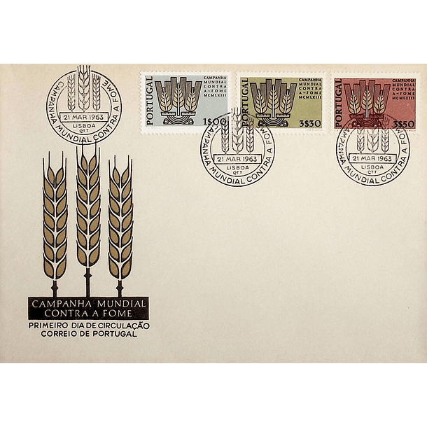 1963 FDC  Campanha Munidal contra Fome