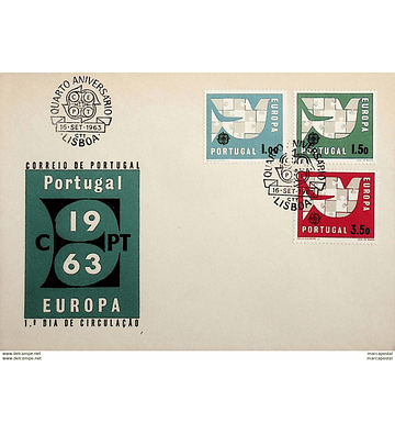 1963 Portugal FDC  Europa CEPT