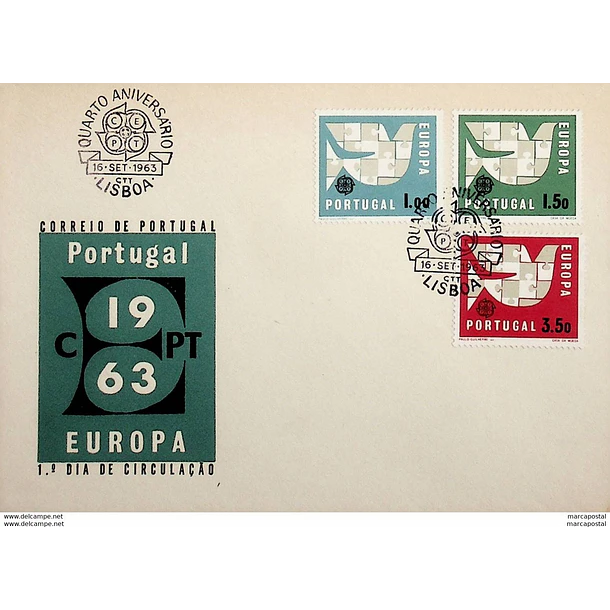 1963 FDC  Europa CEPT