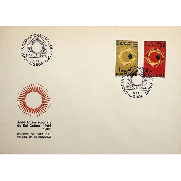 1964 FDC  Anos Internacionais do Sol Calmo (1964/65)
