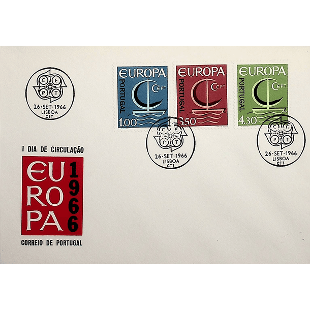 1966 FDC  Europa CEPT