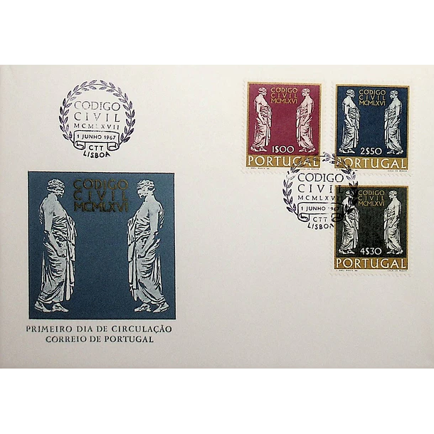 1967 FDC  Novo Código Civil Português