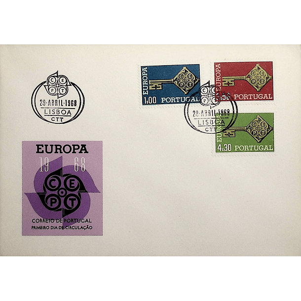 1968 FDC Europa CEPT