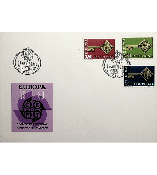 1968 Portugal FDC Europa CEPT