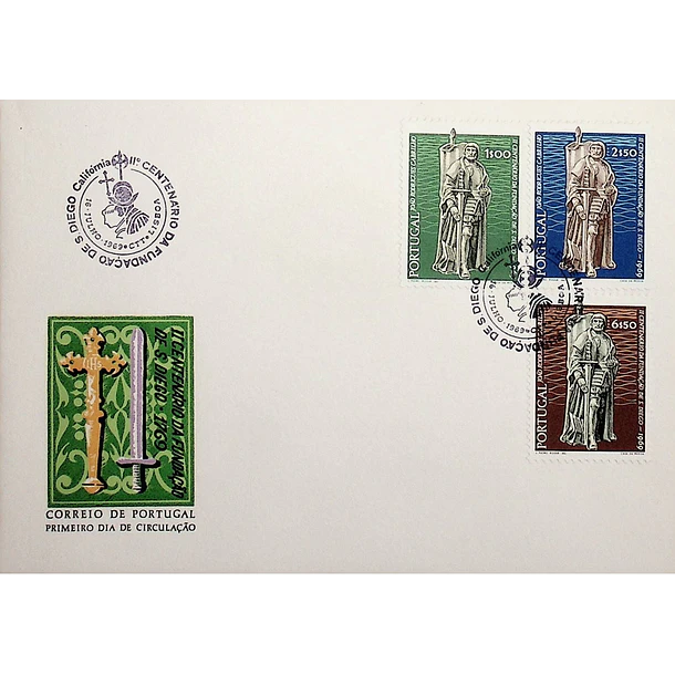 1969 FDC 2º Centenário da Fundação de San Diego (Califórnia)