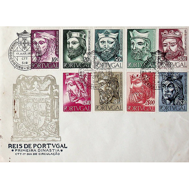 1955 FDC  Reis de Portugal da 1ª Dinastia