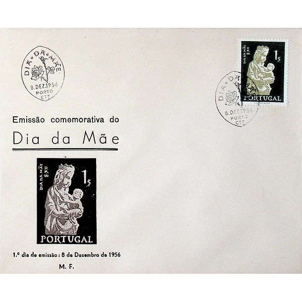 1956 FDC  Dia da Mãe
