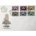 1962 FDC  18º Conferência Internacional de Escutismo 1