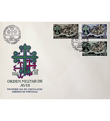 1963 Portugal FDC  8º Centenário da Ordem Militar de Avis
