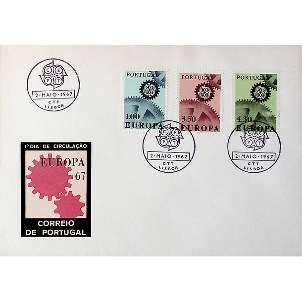 1967 FDC  Europa CEPT