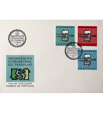 1969 Portugal FDC  50º Aniversário da Organização Internacional do Trabalho