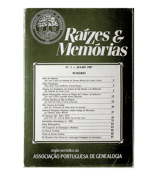 Revista Raízes & Memórias n.º 1