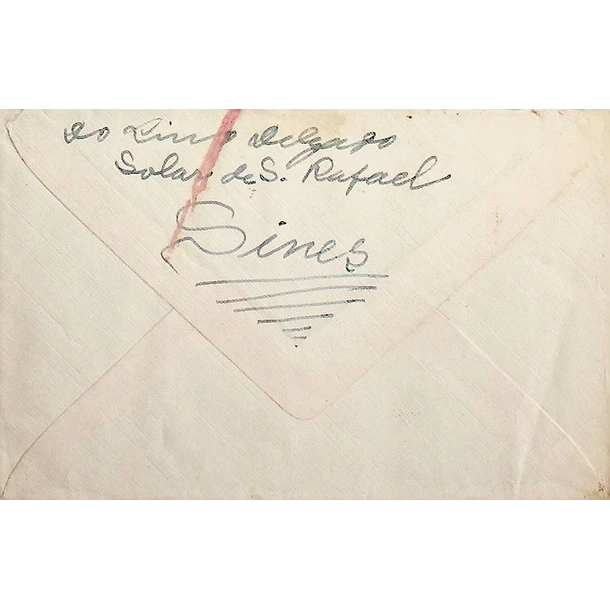 1961 Carta Censurada pela PIDE na Prisão de Caxias