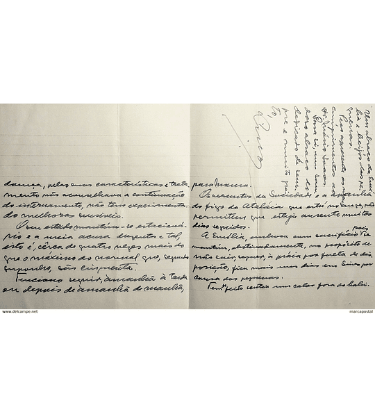 1961 Carta Censurada pela PIDE na Prisão de Caxias