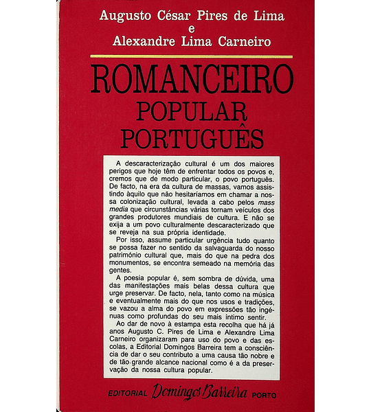 Romanceiro Popular Português