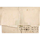 1825 Portugal Carta Pré-Filatélica CVL 1 «COVILHÃ» Sépia Escuro 2