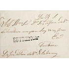 1824 Portugal Carta Pré-Filatélica ETZ 2 «ESTREMOZ» Preto 1