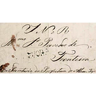 1835 Portugal Carta Pré-Filatélica Évora EVR 3 «EVORA» Verde 1