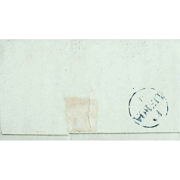 1849 Portugal Carta Pré-Filatélica Évora EVR 4 «EVORA» Preto