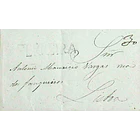 1847 Portugal Carta Pré-Filatélica Ferreira do Alentejo FAL 1 «FERREIRA» Preto 1
